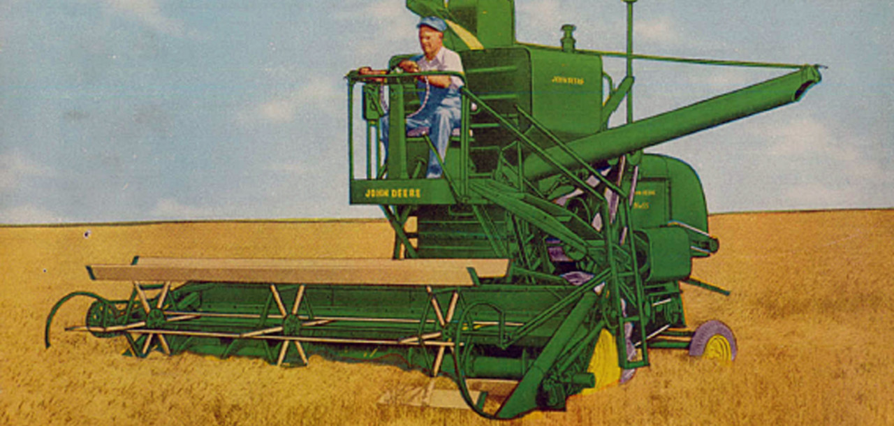 John Deere Combine >> Out Of The Vault Series 55h Combine The John Deere Journal John Deere Combine >> Out Of The Vault Series 55h Combine The John Deere Journal