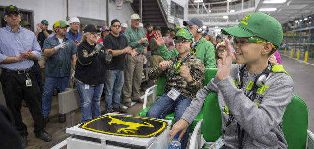 John Deere Pride Swells with Boy’s Visit